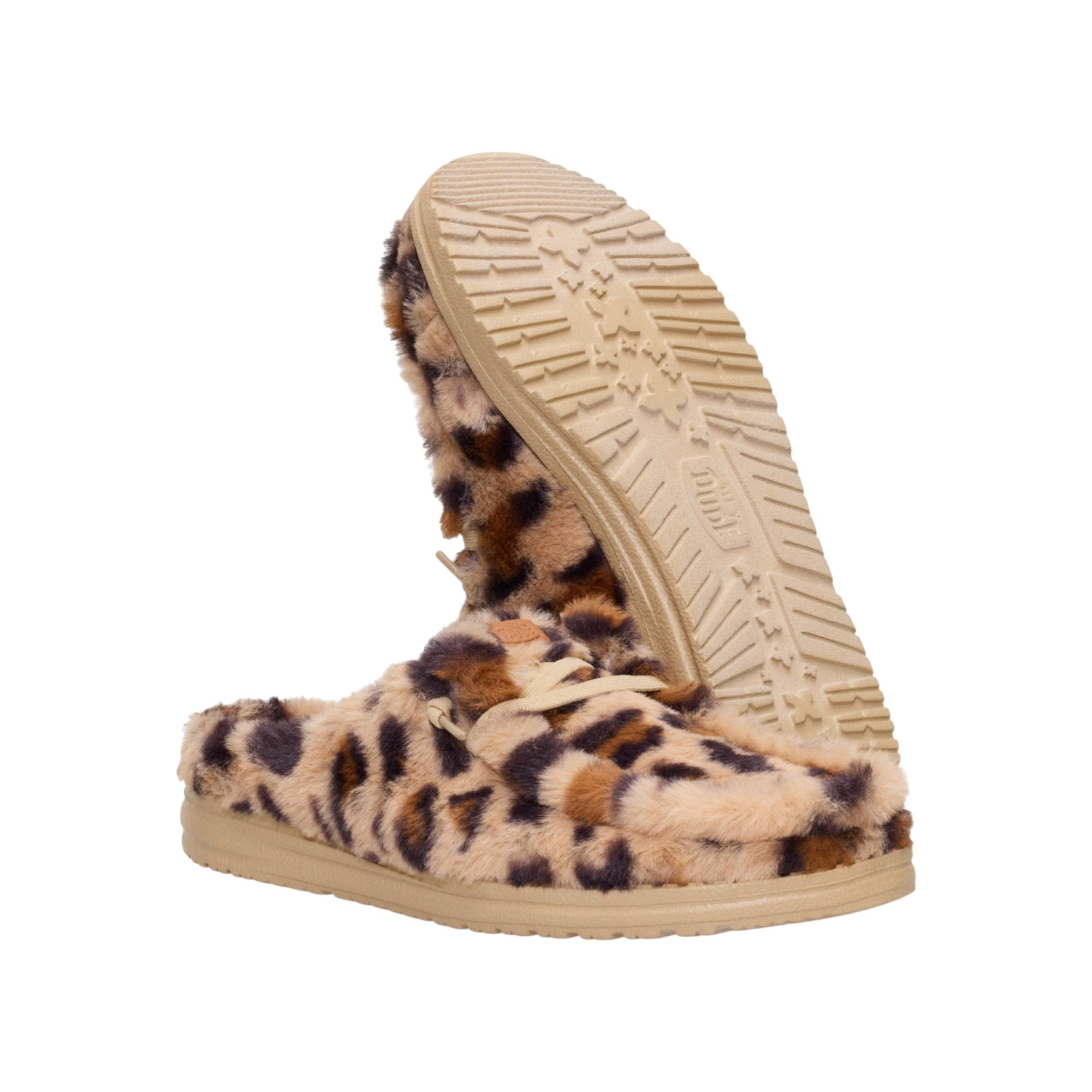  - ["Donna","FW25","HEYDUDE","Pantofole","Sabot","Scarpe"] - Pantofole HEYDUDE Wendy Slipper Leo Fur Tan Multi 44714-2UG - Lupis SRL