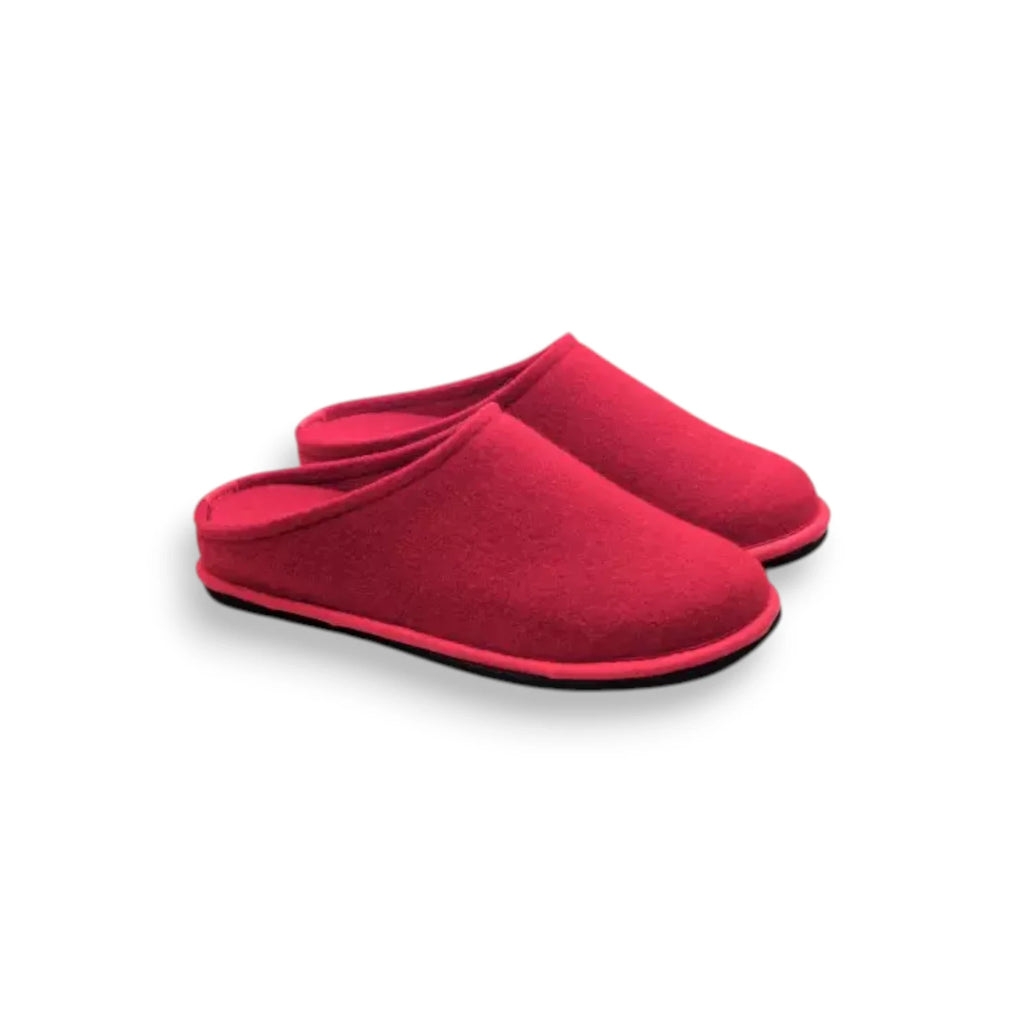  - ["Donna","FW25","Lowenweiss","Pantofole","Scarpe"] - Pantofole Donna Lowenweiss Easy Con Estraibile Feltro Ciliegia 6800MC-916 - Lupis SRL