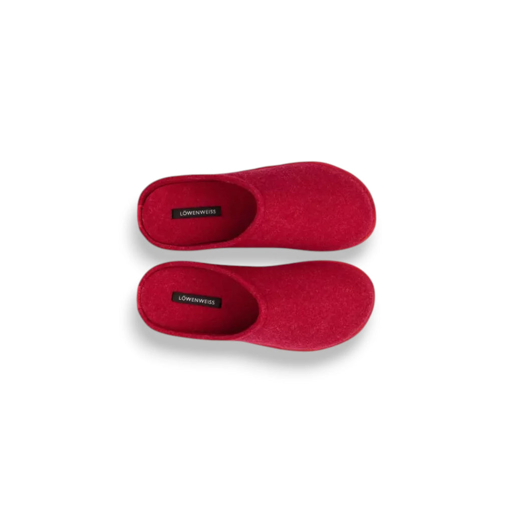  - ["Donna","FW25","Lowenweiss","Pantofole","Scarpe"] - Pantofole Donna Lowenweiss Easy Con Estraibile Feltro Ciliegia 6800MC-916 - Lupis SRL