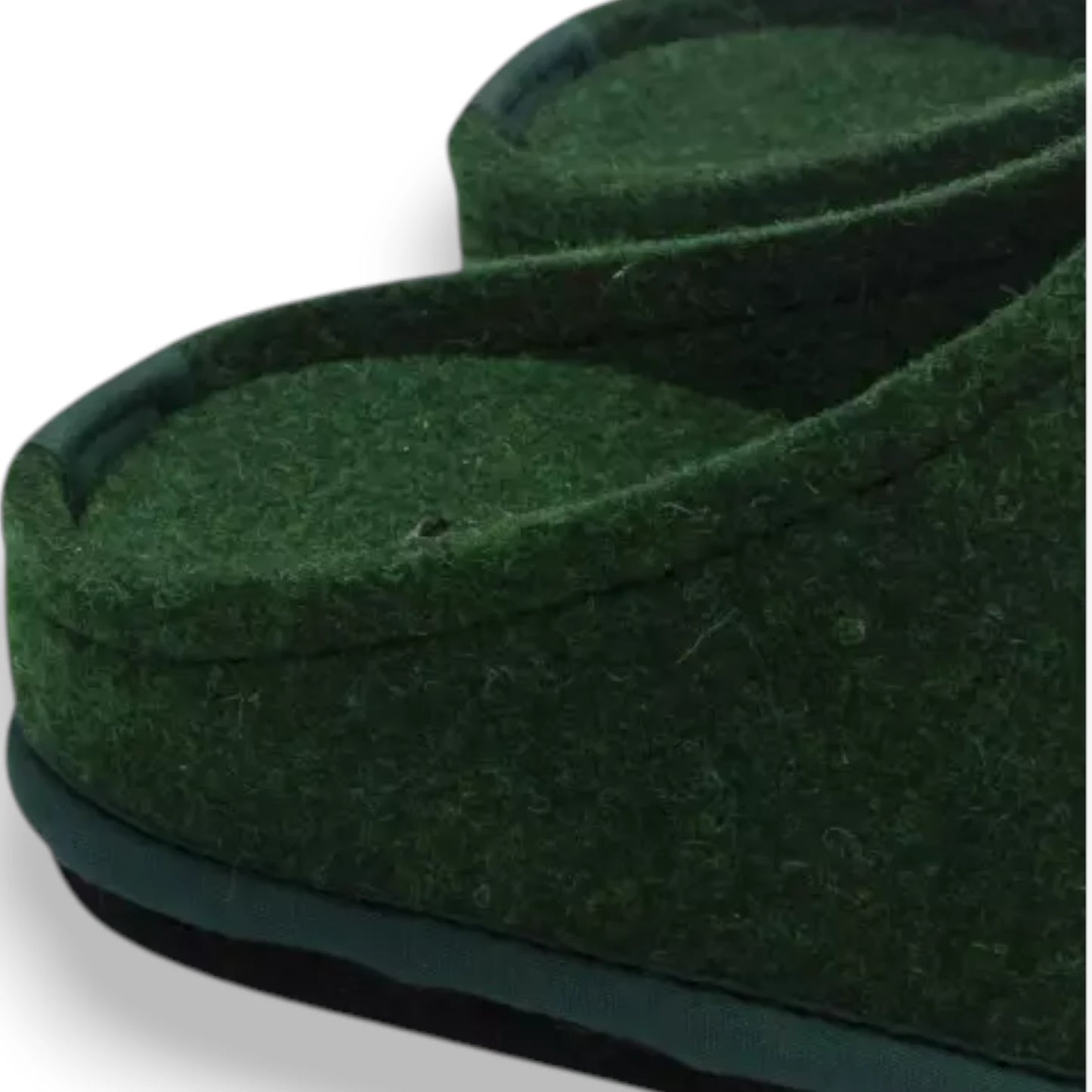 Pantofole Uomo Lowenweiss Easy Con Estraibile Feltro Verde Bosco 6800MC-477