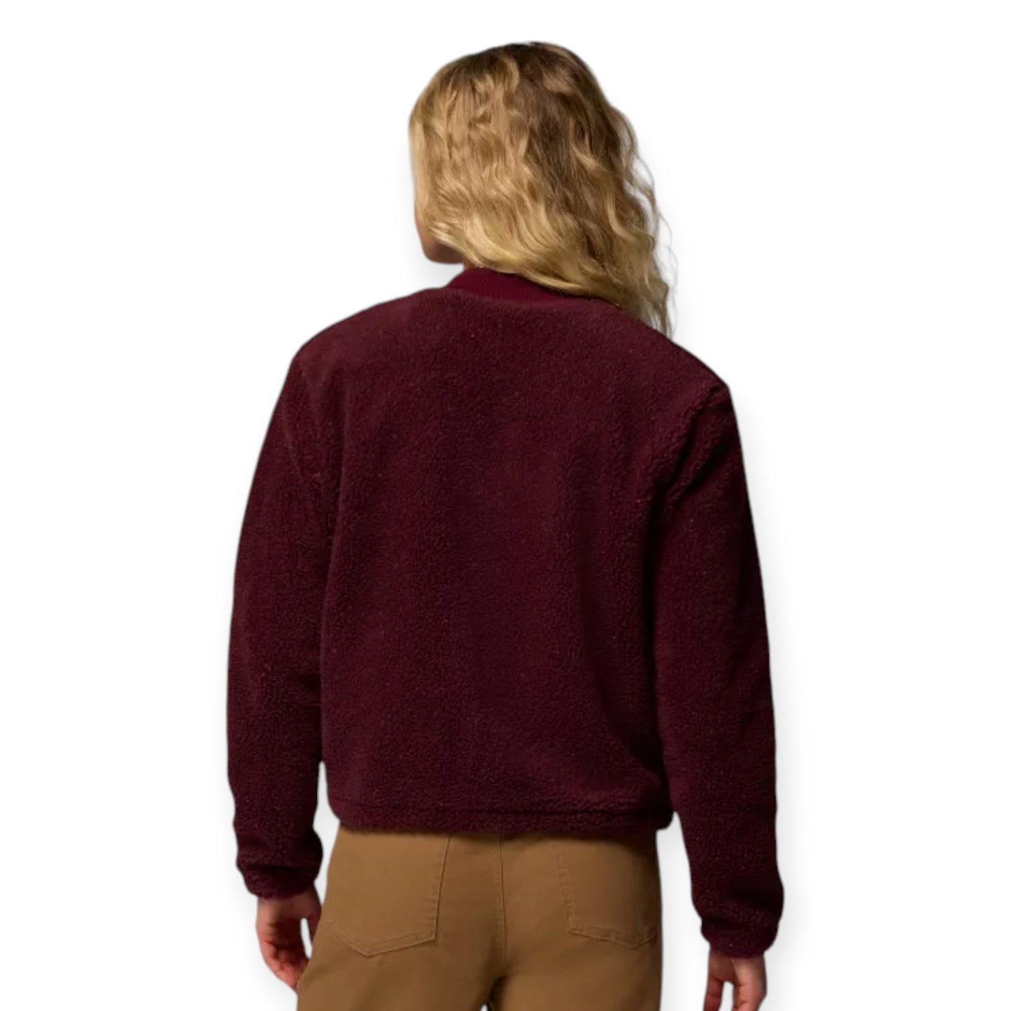 Pile Columbia Sportswear W Stellar Path Fleece Bomber Full Zip Wine 2136263-624