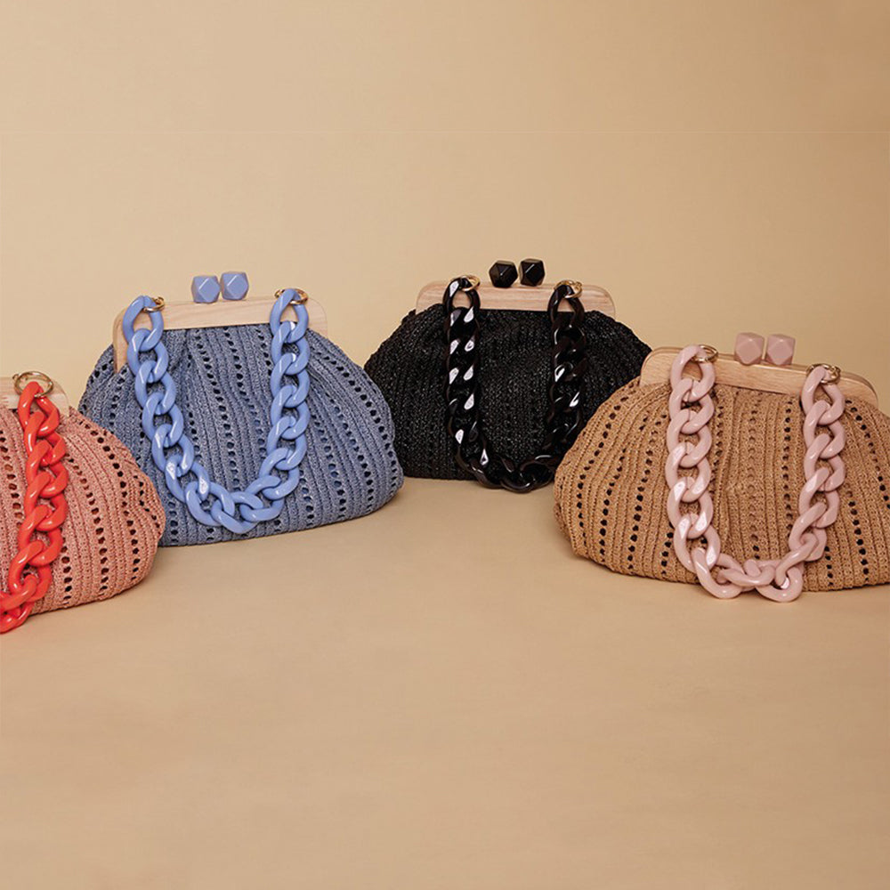  - ["Accessori","Artigianato","Borse","Donna","Kontessa","PE25"] - Pochette L'Avventura Denim Kontessa - Lupis SRL