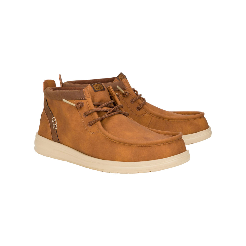  - ["FW25","HEYDUDE","Polacco","Scarpe","Stivaletti","Uomo"] - Polacco HEYDUDE Wally Mid Gripr Classic Brown 42051-2DU - Lupis SRL