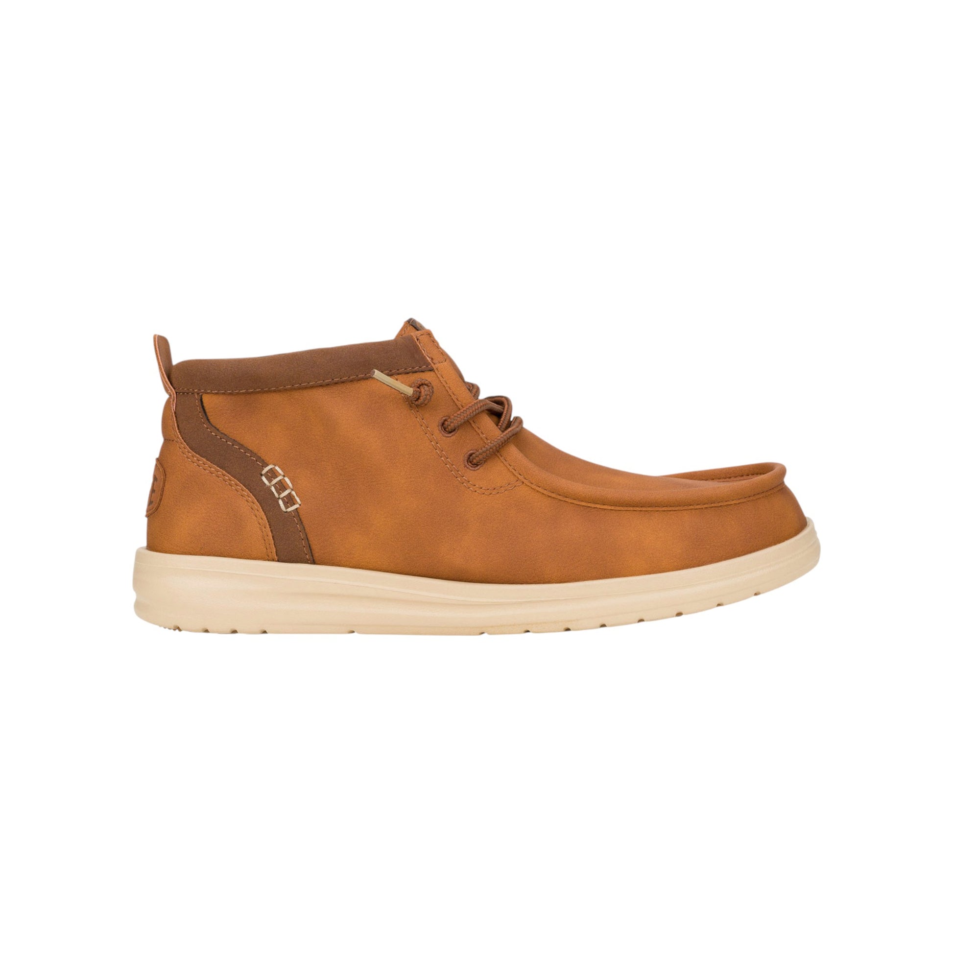  - ["FW25","HEYDUDE","Polacco","Scarpe","Stivaletti","Uomo"] - Polacco HEYDUDE Wally Mid Gripr Classic Brown 42051-2DU - Lupis SRL