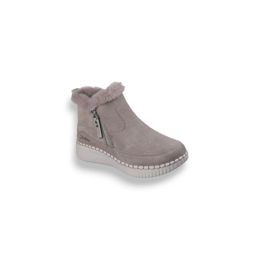  - ["Donna","FW25","Polacco","Scarpe","Skechers"] - Polacco Donna Skechers Wilshire Blvd - Fresh Zip Taupe 168108-TPE - Lupis SRL