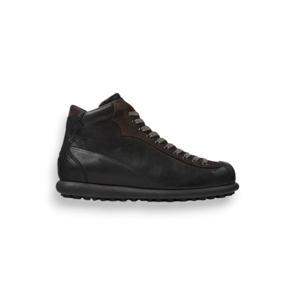  - ["Camper","FW25","NOEAN","Polacco","Scarpe","Uomo"] - Polacco Uomo Camper Soweto Pelotas Ariel Nubuck Gomma Black 33766-125 - Lupis SRL