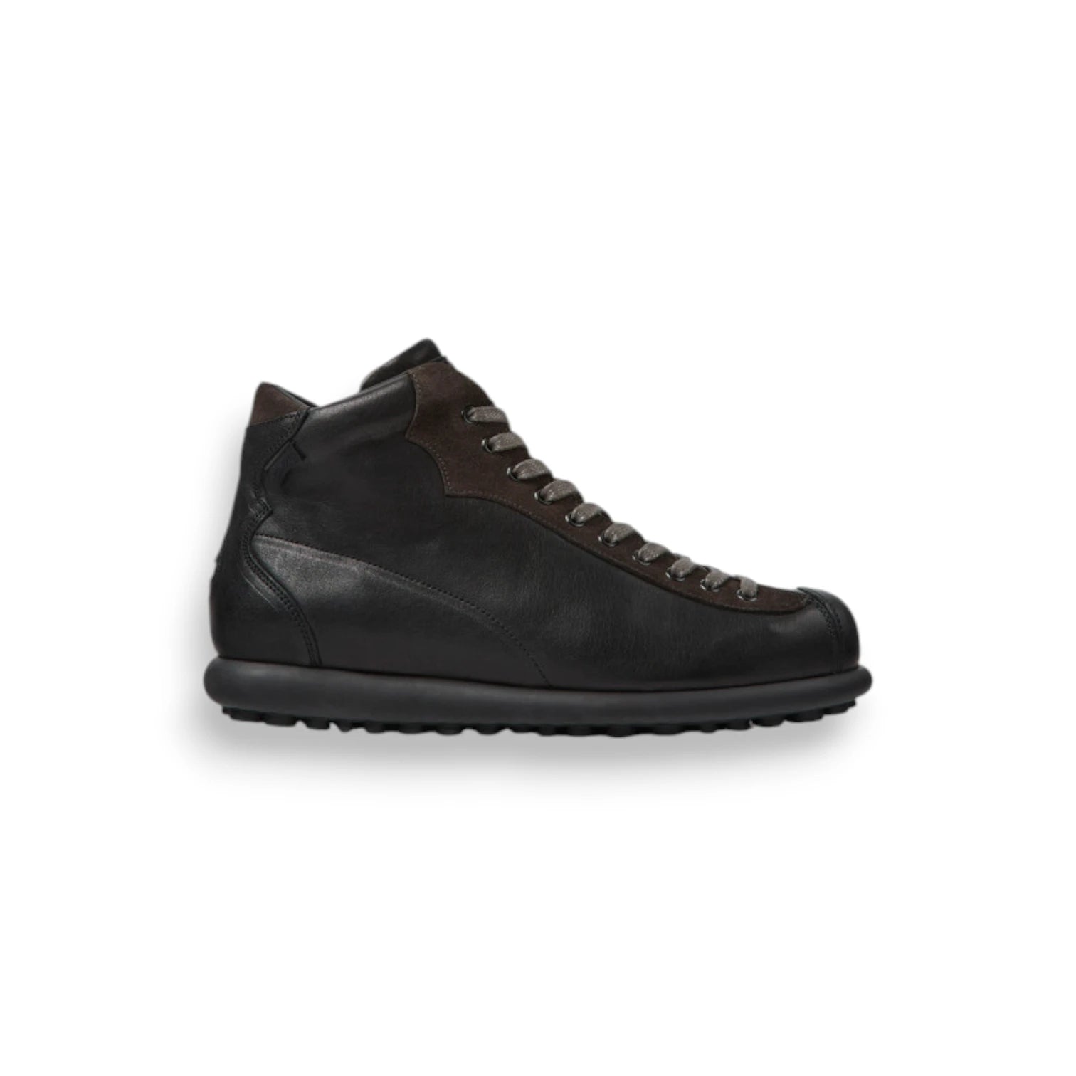  - ["Camper","FW25","NOEAN","Polacco","Scarpe","Uomo"] - Polacco Uomo Camper Soweto Pelotas Ariel Nubuck Gomma Black 33766-125 - Lupis SRL