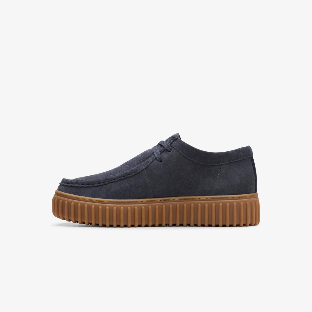  - ["Clarks","Derby","FW25","Polacco","Scarpe","Uomo"] - Polacco Uomo Clarks Torhill Lo Navy 26179708 - Lupis SRL