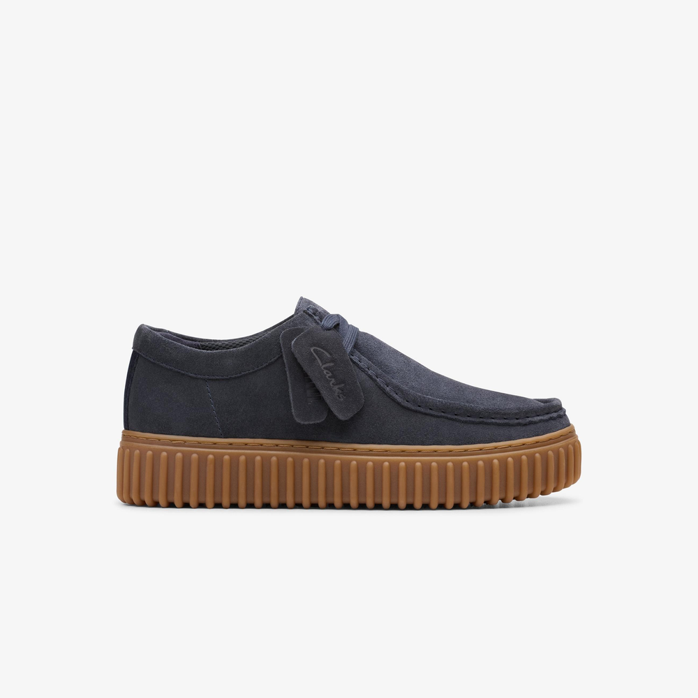  - ["Clarks","Derby","FW25","Polacco","Scarpe","Uomo"] - Polacco Uomo Clarks Torhill Lo Navy 26179708 - Lupis SRL