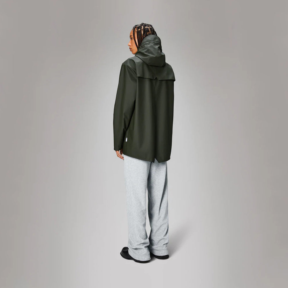 Rains Long Jacket Green W3 12010