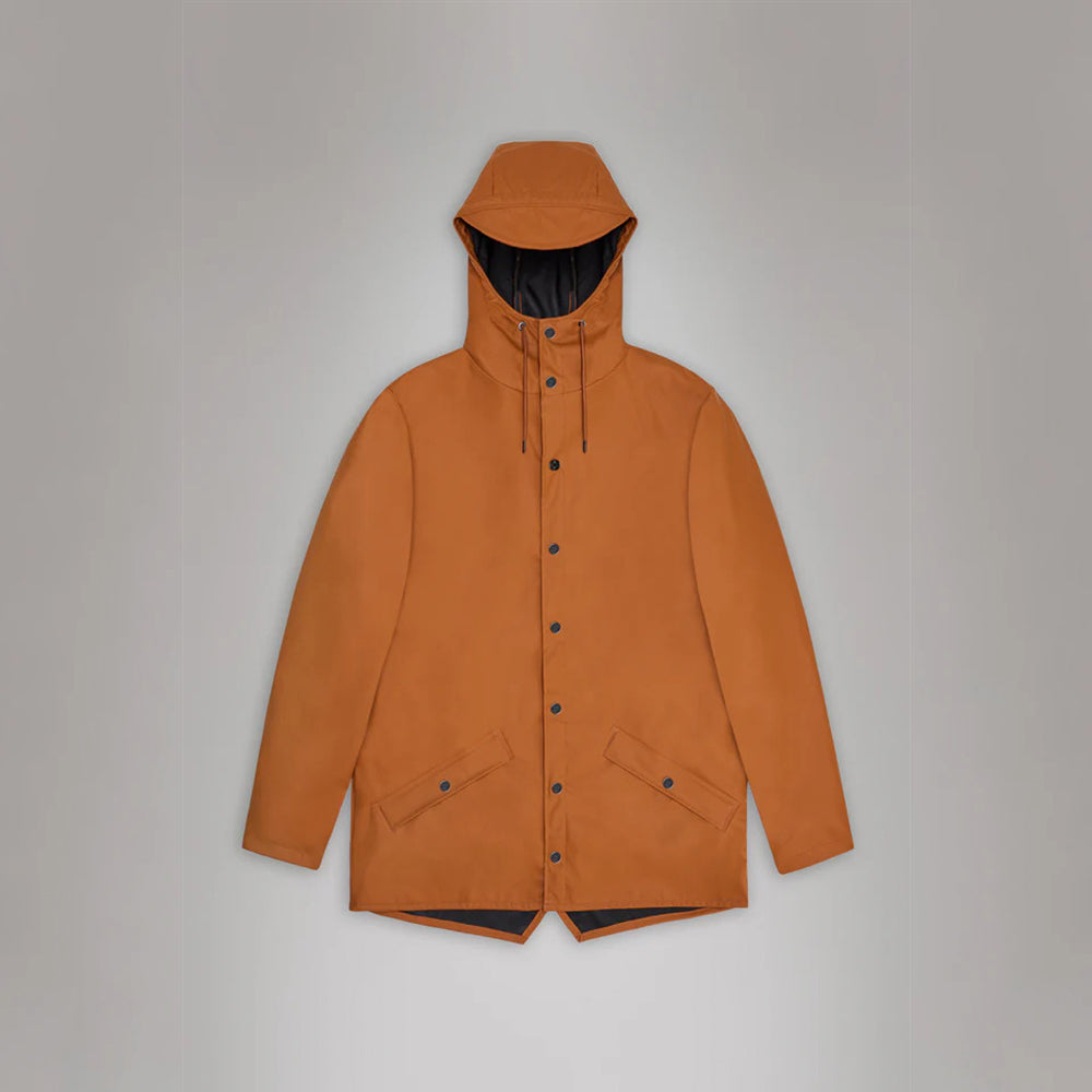  - ["Abbigliamento","Giacche","Nuovo","Rains","Uomo"] - Rains Long Jacket Rust W3 12010 - Lupis SRL