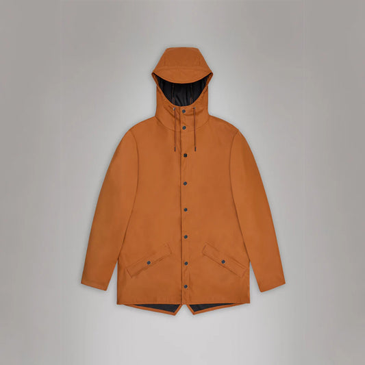 Rains Long Jacket Rust W3 12010