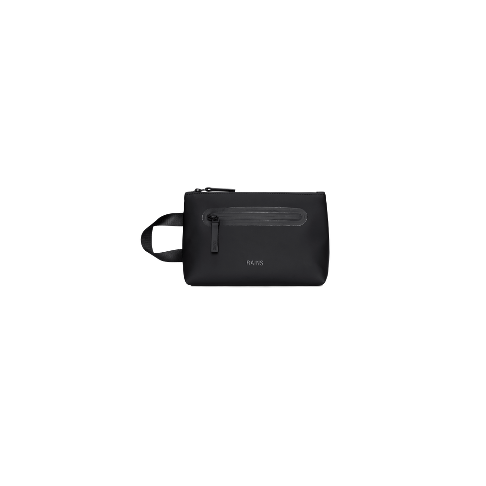 Rains Borsa Unisex Cosmetic Bag Zip Black 16250-BLA