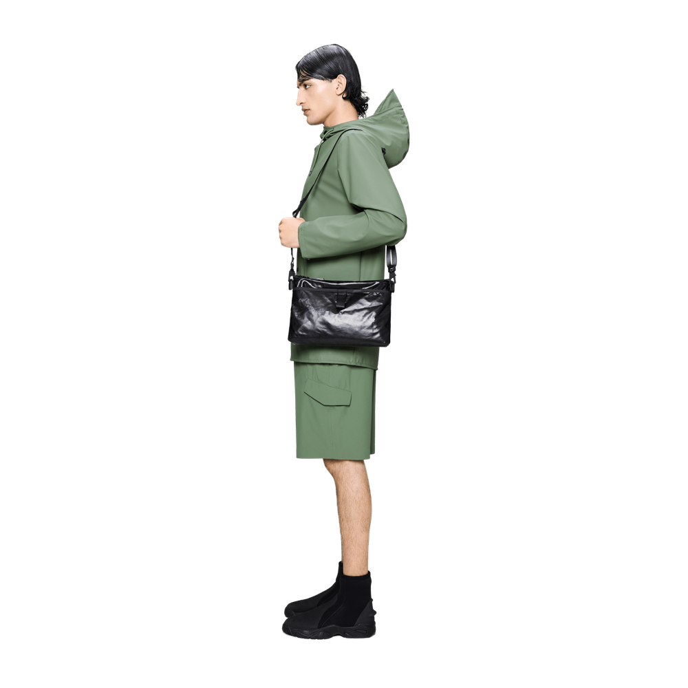 Rains Unisex Sibu Musette Bag Black 14780-BLA