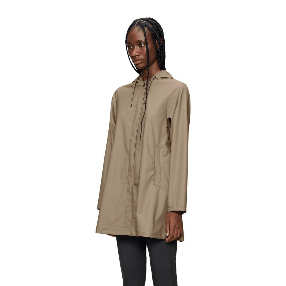 Rains Unisex A-Line W Jacket Beige 18050-BEI