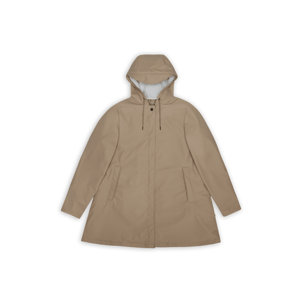 Rains Unisex A-Line W Jacket Beige 18050-BEI