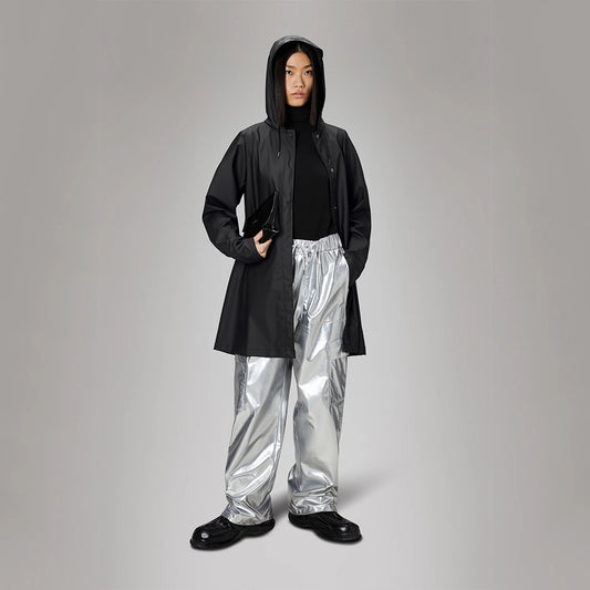  - ["Abbigliamento","Donna","Giacche","Nuovo","Rains","Unisex"] - Rains A-Line W Jacket Black W3 18050 - Lupis SRL