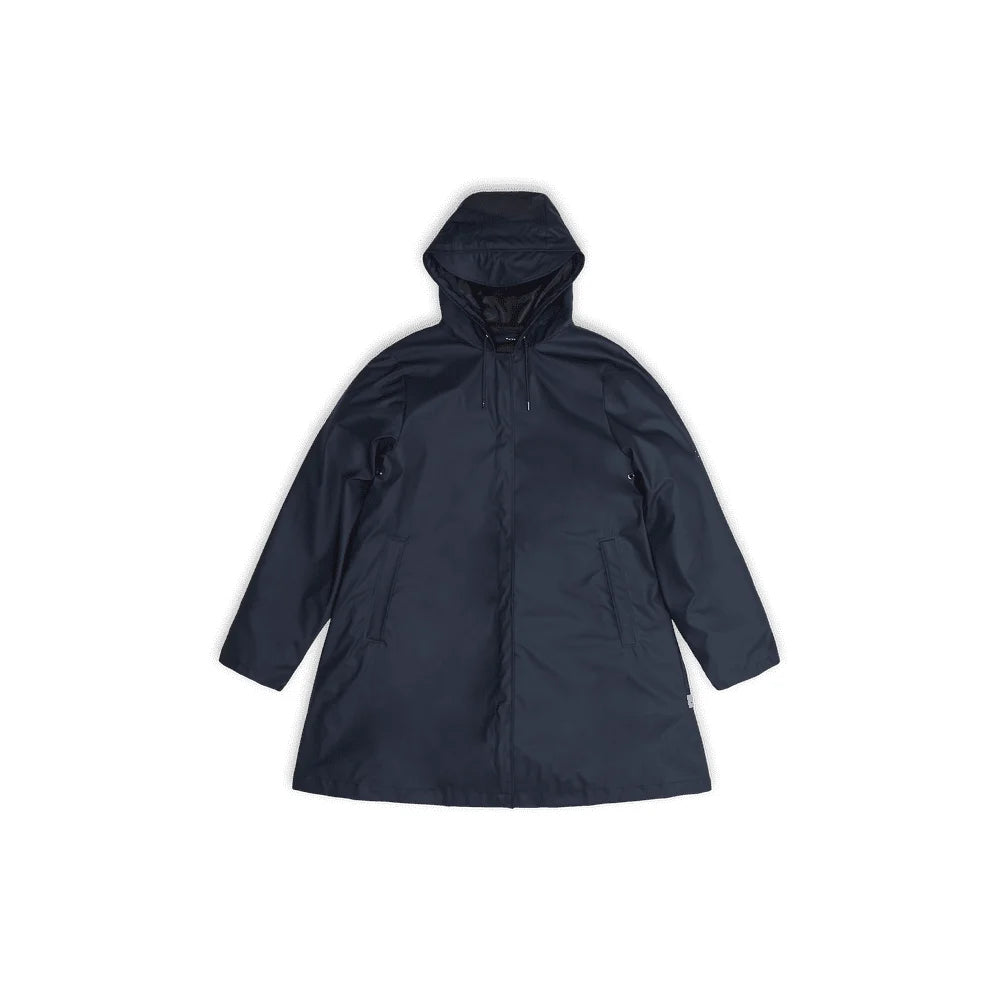  - ["Abbigliamento","Donna","Giacche","PE25","Rains"] - Rains A-Line W Jacket Navy W3 18050 - Lupis SRL