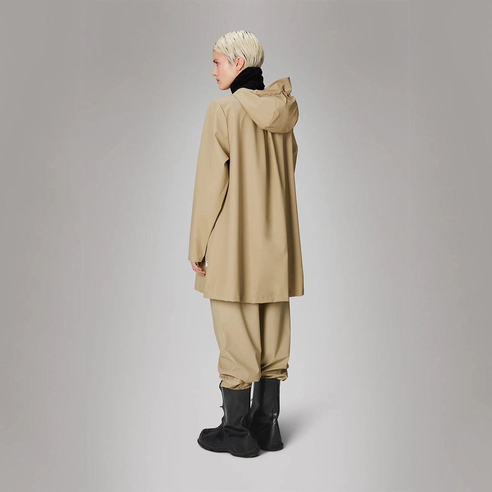  - ["Abbigliamento","Donna","Giacche","Nuovo","Rains","Unisex"] - Rains A-Line W Jacket Sand W3 18050 - Lupis SRL