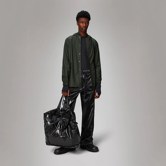  - ["Abbigliamento","Giacche","Nuovo","PE25","Rains","Unisex","Uomo"] - Rains Fishtail Jacket Green W3 18010 - Lupis SRL
