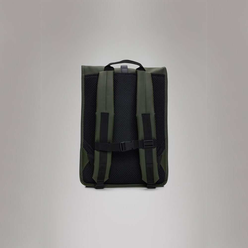  - ["Accessori","Donna","Nuovo","PE25","Rains","Unisex","Uomo","Zaini"] - Rains Rolltop Rucksack Green W3 13320 - Lupis SRL