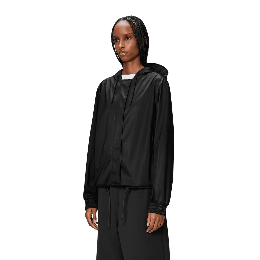 '- ["Abbigliamento","Donna","Giacche","PE25","Rains"] - Rains String W Jacket Black Grain W3 18040 - Lupis SRL