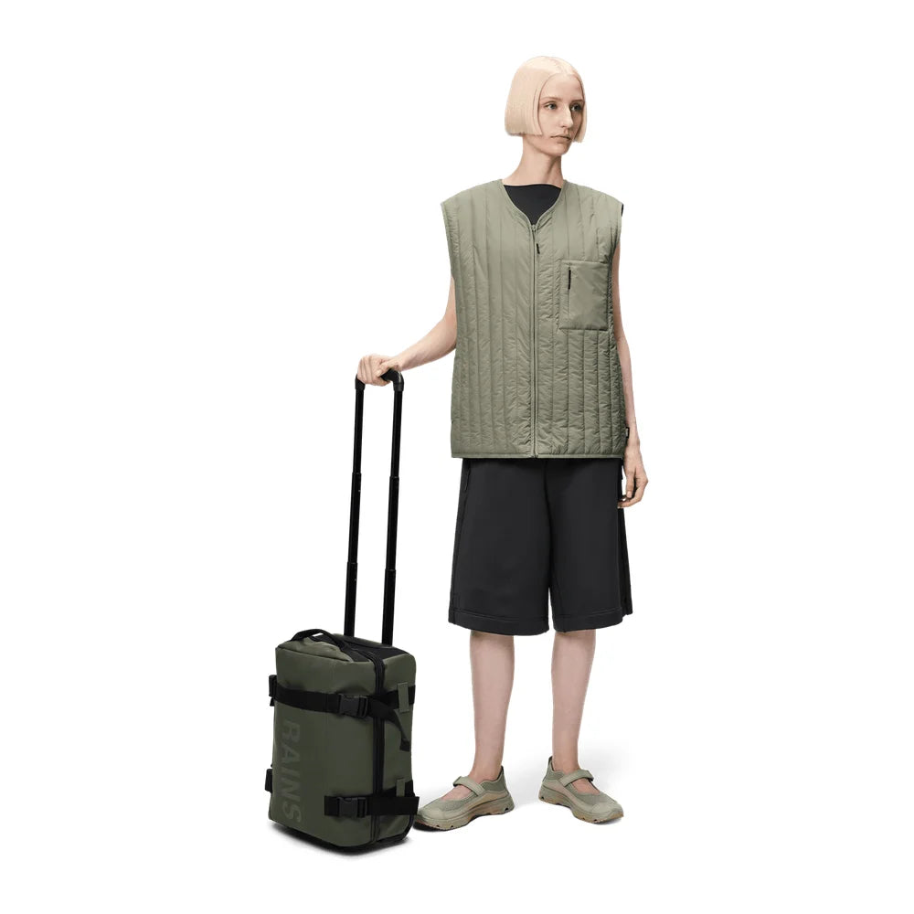 '- ["Accessori","Donna","PE25","Rains","Unisex","Uomo","Zaini"] - Rains Texel Cabin Bag Mini Green W3 14790 - Lupis SRL