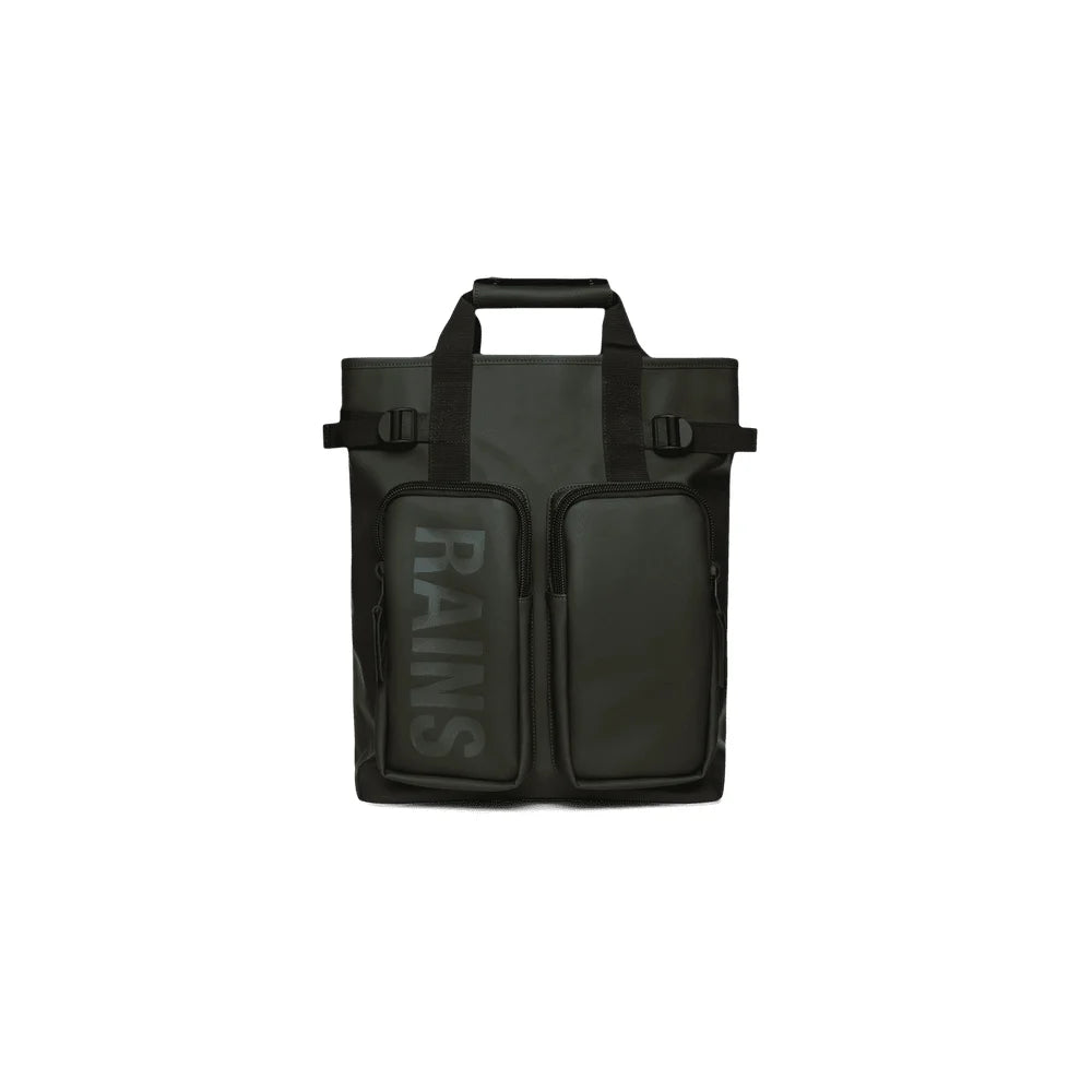  - ["Accessori","Donna","PE25","Rains","Unisex","Uomo","Zaini"] - Rains Texel Tote Backpack Green W3 14240 - Lupis SRL