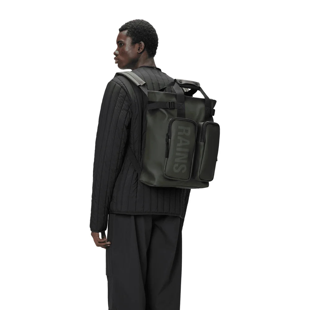  - ["Accessori","Donna","PE25","Rains","Unisex","Uomo","Zaini"] - Rains Texel Tote Backpack Green W3 14240 - Lupis SRL