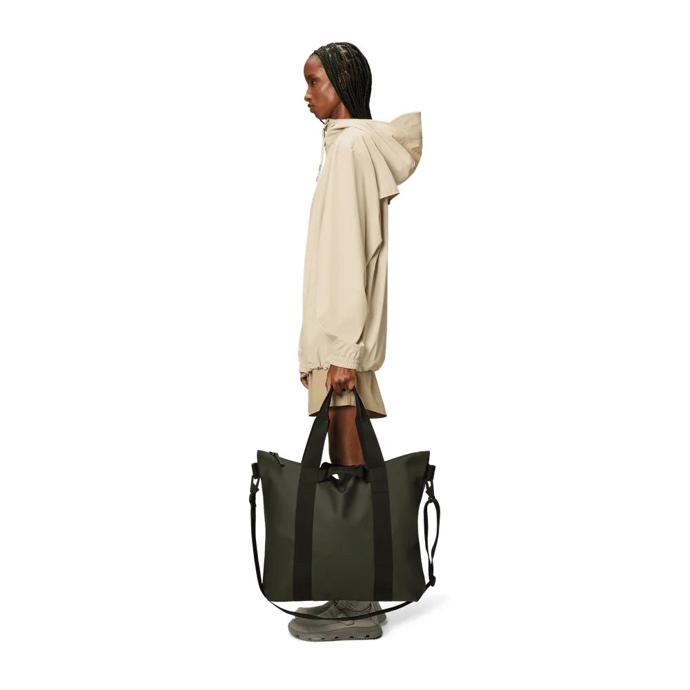  - ["Accessori","Borse","Donna","PE25","Rains","Unisex","Uomo"] - Rains Tote Bag Green W3 14150 - Lupis SRL