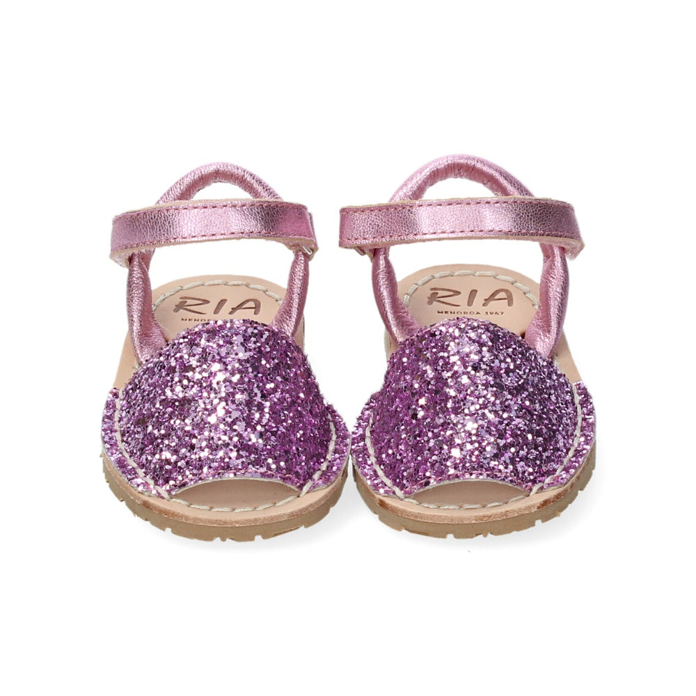 Ria Menorca Minorchine Kids Glitter Metalgrain Morion Caramelo 20090-21224-S0