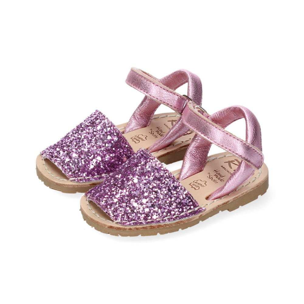 Ria Menorca Minorchine Kids Glitter Metalgrain Morion Caramelo 20090-21224-S0