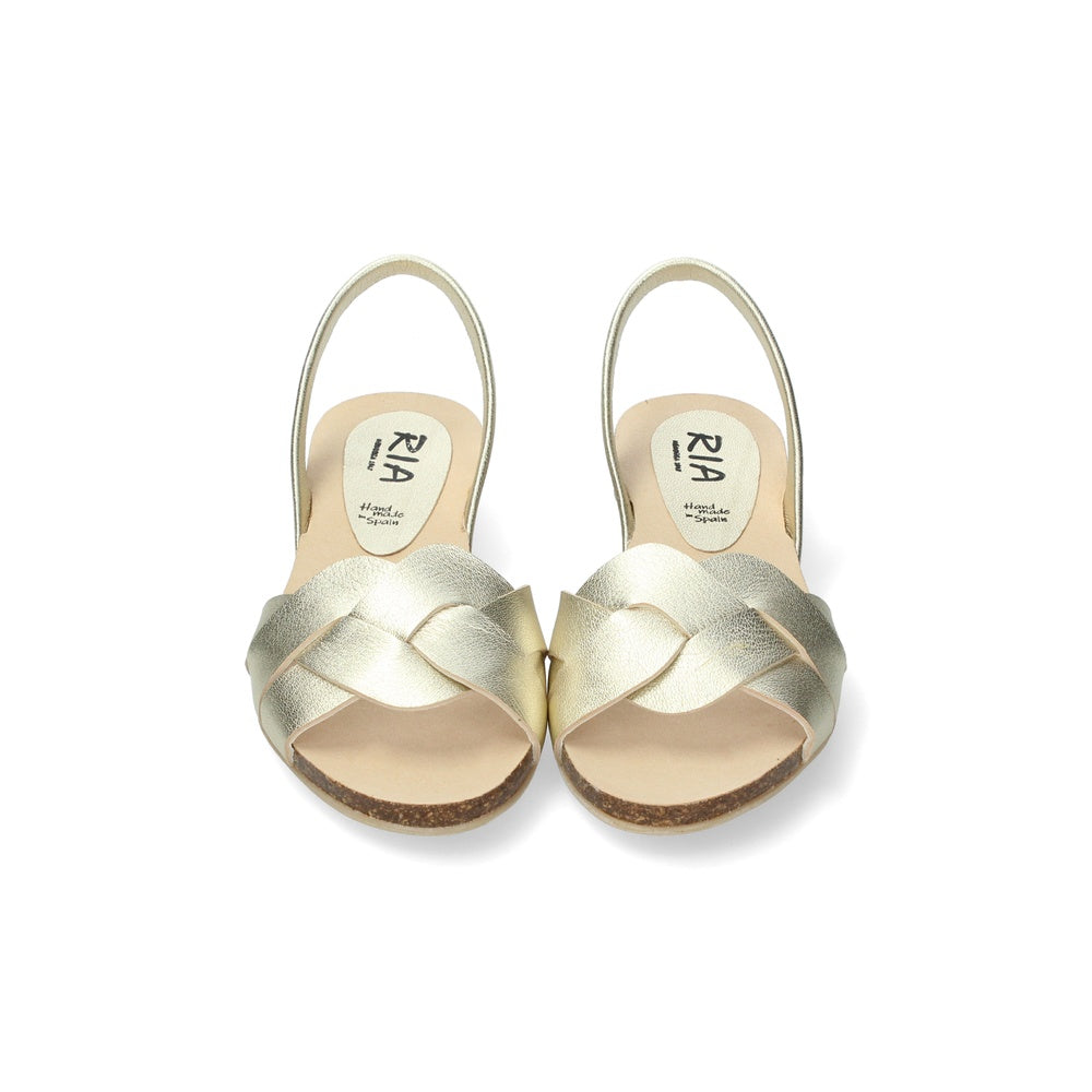 Ria Menorca Women's Sandals Metalgrain Carrara Champany Caramelo 33501-40349