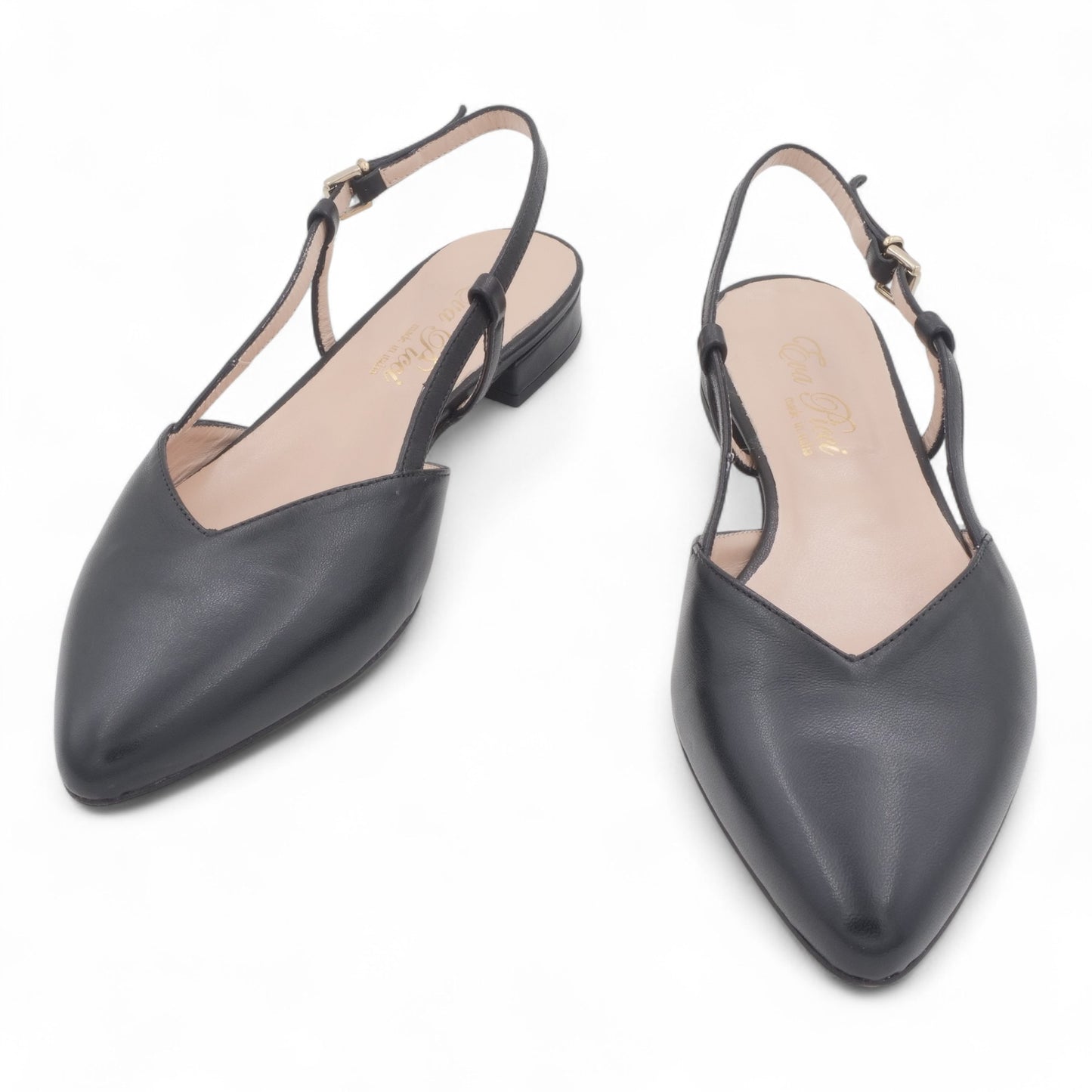 Sandali con Tacco Da Donna Eva Picci Nappa Nero T Pelle S Cuoio 1198