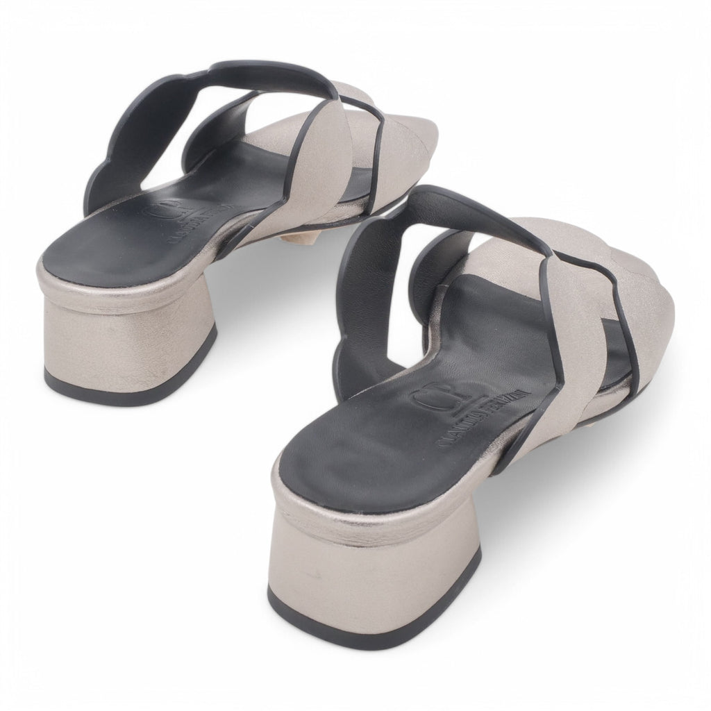  - ["Artigianato","Donna","Kalos","PE25","Sandali Eleganti","Scarpe"] - Sandali da Donna Kalos Laminato Ambra T.35 KA20213 - Lupis SRL