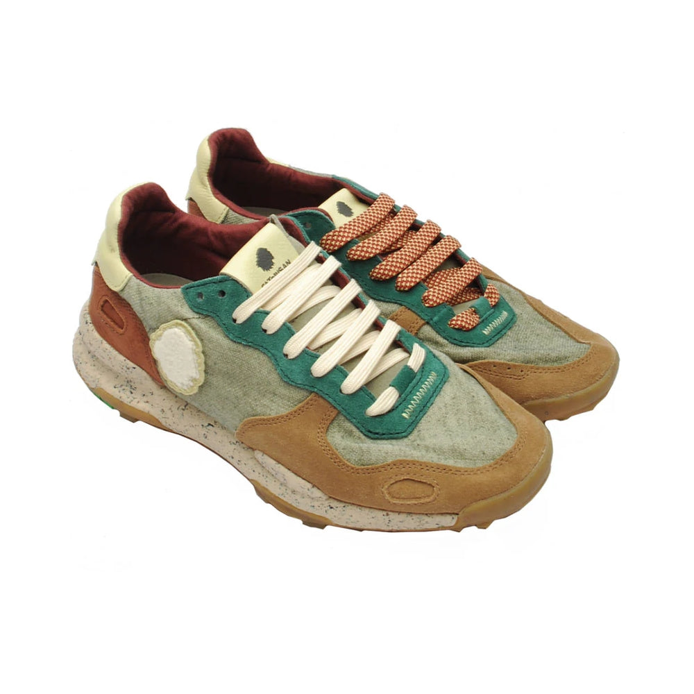 Satorisan Men's Shoes Chacrona Linen Dry Seaweed 110107A