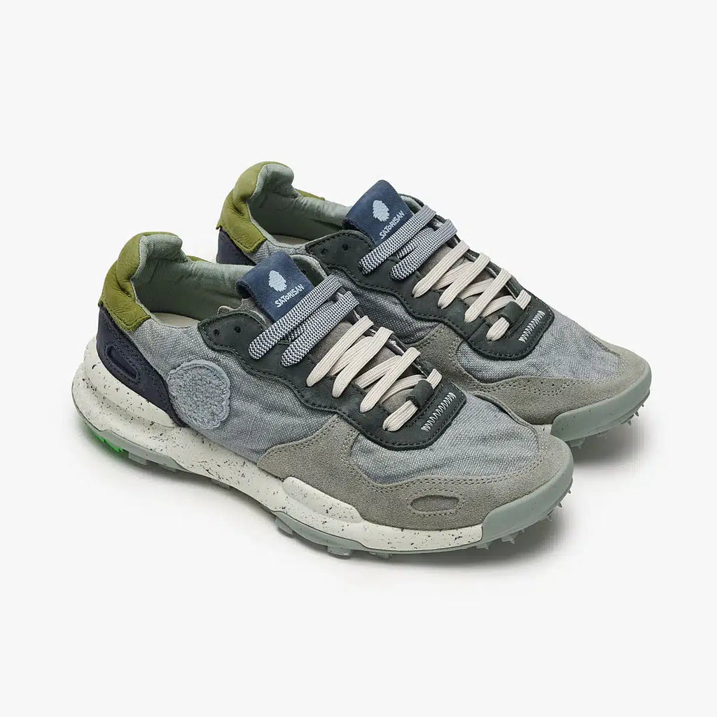 '- ["PE25","Satorisan","Scarpe","Scarpe sportive","Uomo"] - Satorisan Chacrona Linen Vergri Blue 110107A-254 - Lupis SRL