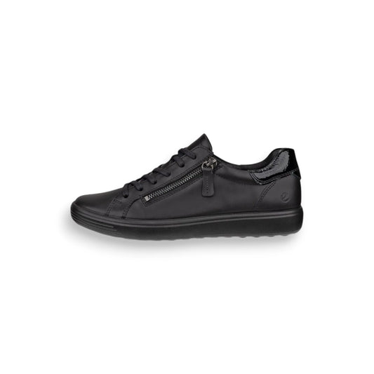 Scarpe sportive Ecco Soft 7 Side Zip Black 49055351052