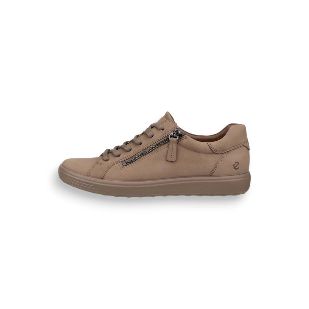  - ["Donna","Ecco","FW25","Scarpe","Scarpe sportive"] - Scarpe sportive Ecco Soft 7 Side Zip Lace Taupe 49055360418 - Lupis SRL