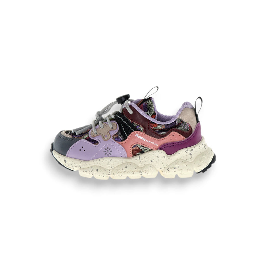  - ["Donna","Flower Mountain","FW25","Scarpe","Scarpe sportive"] - Scarpe sportive Kids Flower Mountain Yamano 3 Junior Grey Lilac 2015497-50-1B11 - Lupis SRL
