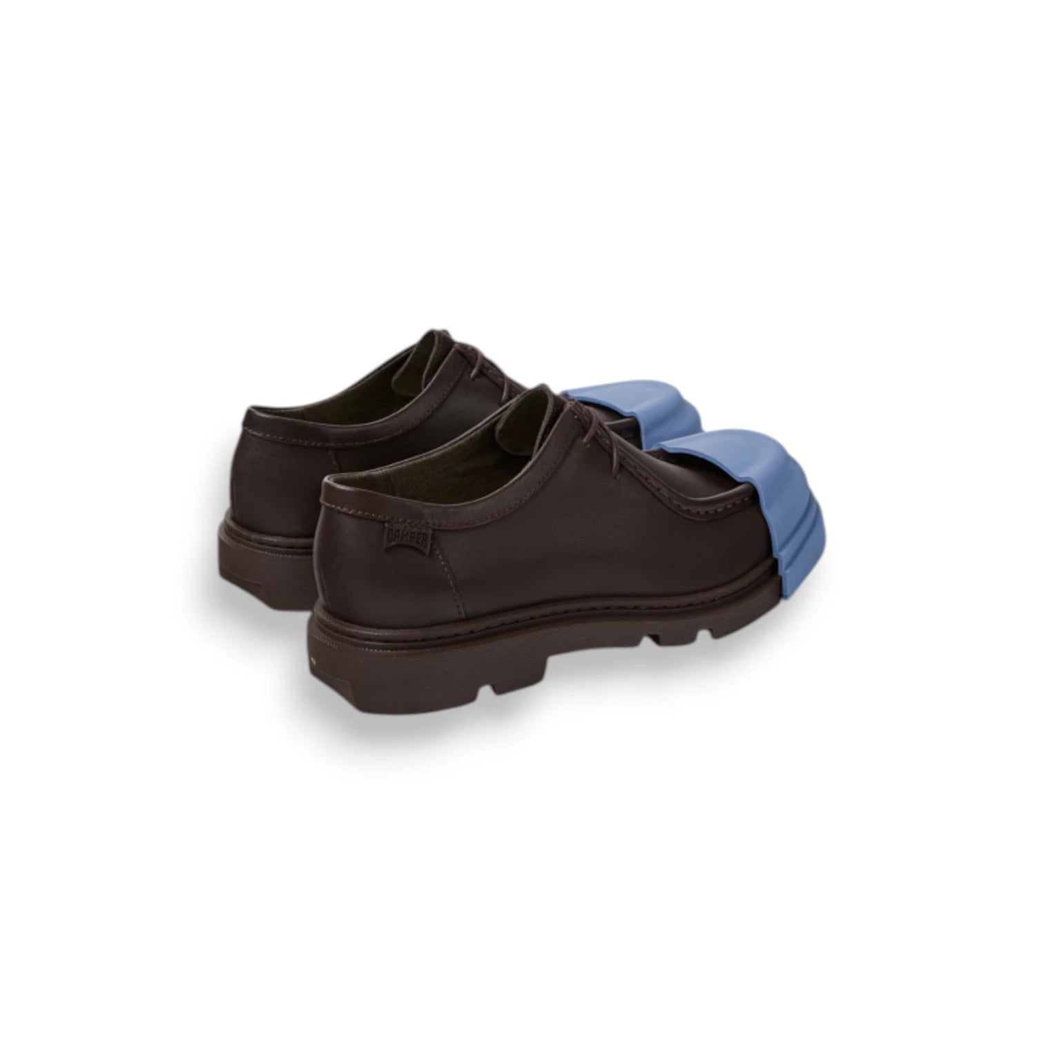  - ["Camper","Derby","Donna","FW25","Scarpe","Scarpe stringate"] - Scarpe stringate Donna Camper Junction Umber Pelle Gomma Brown K201469-025 - Lupis SRL