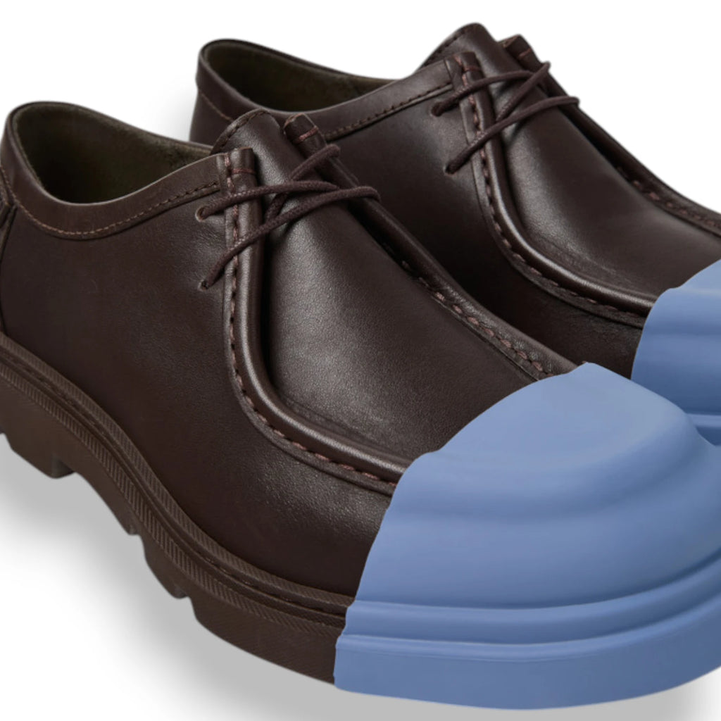  - ["Camper","Derby","Donna","FW25","Scarpe","Scarpe stringate"] - Scarpe stringate Donna Camper Junction Umber Pelle Gomma Brown K201469-025 - Lupis SRL