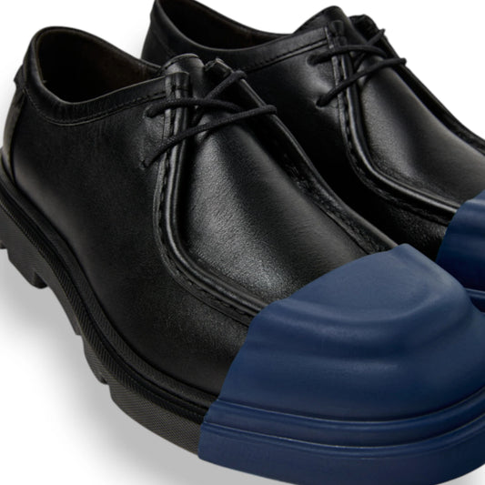  - ["Camper","Derby","Donna","FW25","Scarpe","Scarpe stringate"] - Scarpe stringate Donna Camper Junction Yard Pelle Gomma Black K201469-024 - Lupis SRL