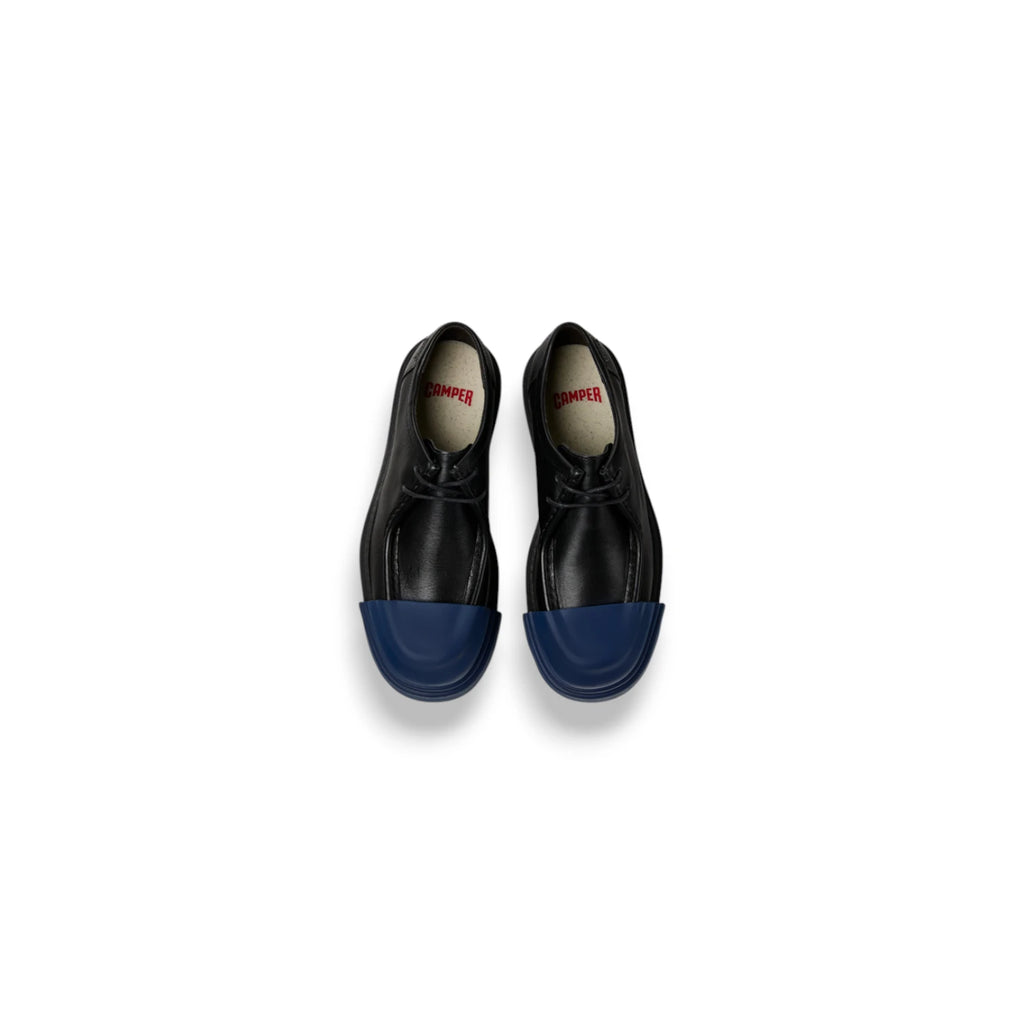  - ["Camper","Derby","Donna","FW25","Scarpe","Scarpe stringate"] - Scarpe stringate Donna Camper Junction Yard Pelle Gomma Black K201469-024 - Lupis SRL