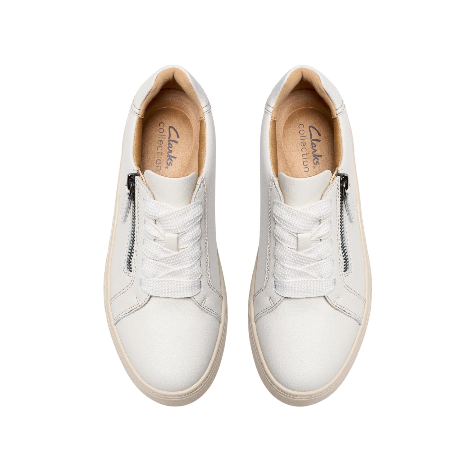 Scarpe sportive Donna Clarks Mykah Joy Off White Leather 26184245