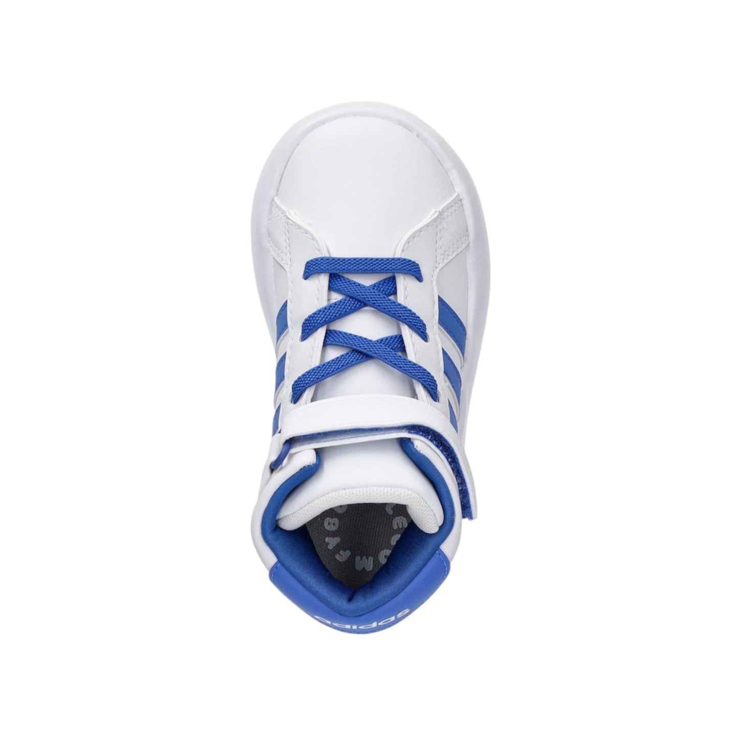 Scarpe sportive Kids Adidas Grand Court Mid I Sintetico Tessuto Bianco Blu JQ5678