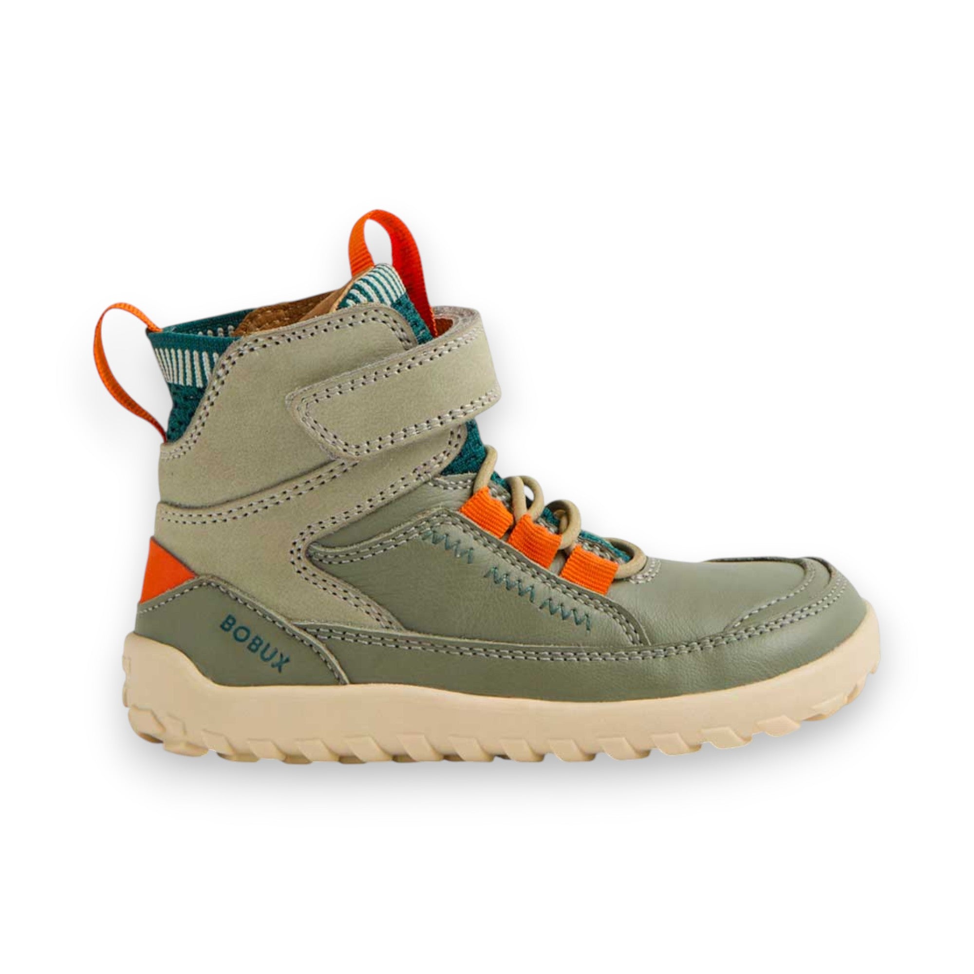 Kids Bobux Kid Plus Amble Vetiver Abbey Stone BQ10550 sports shoes