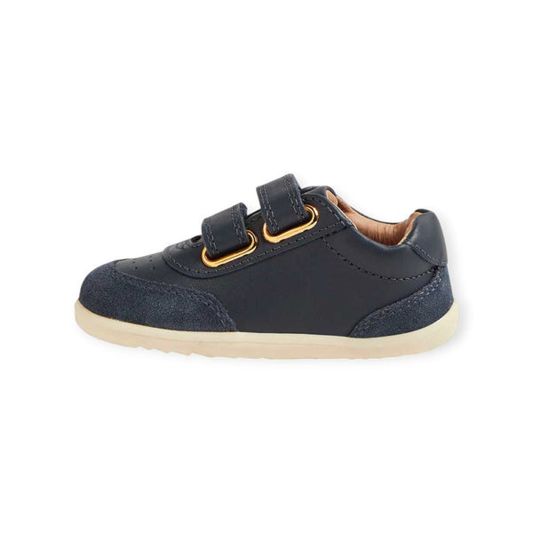 Kids Bobux Step Up Champ Navy sports shoes BQ10202