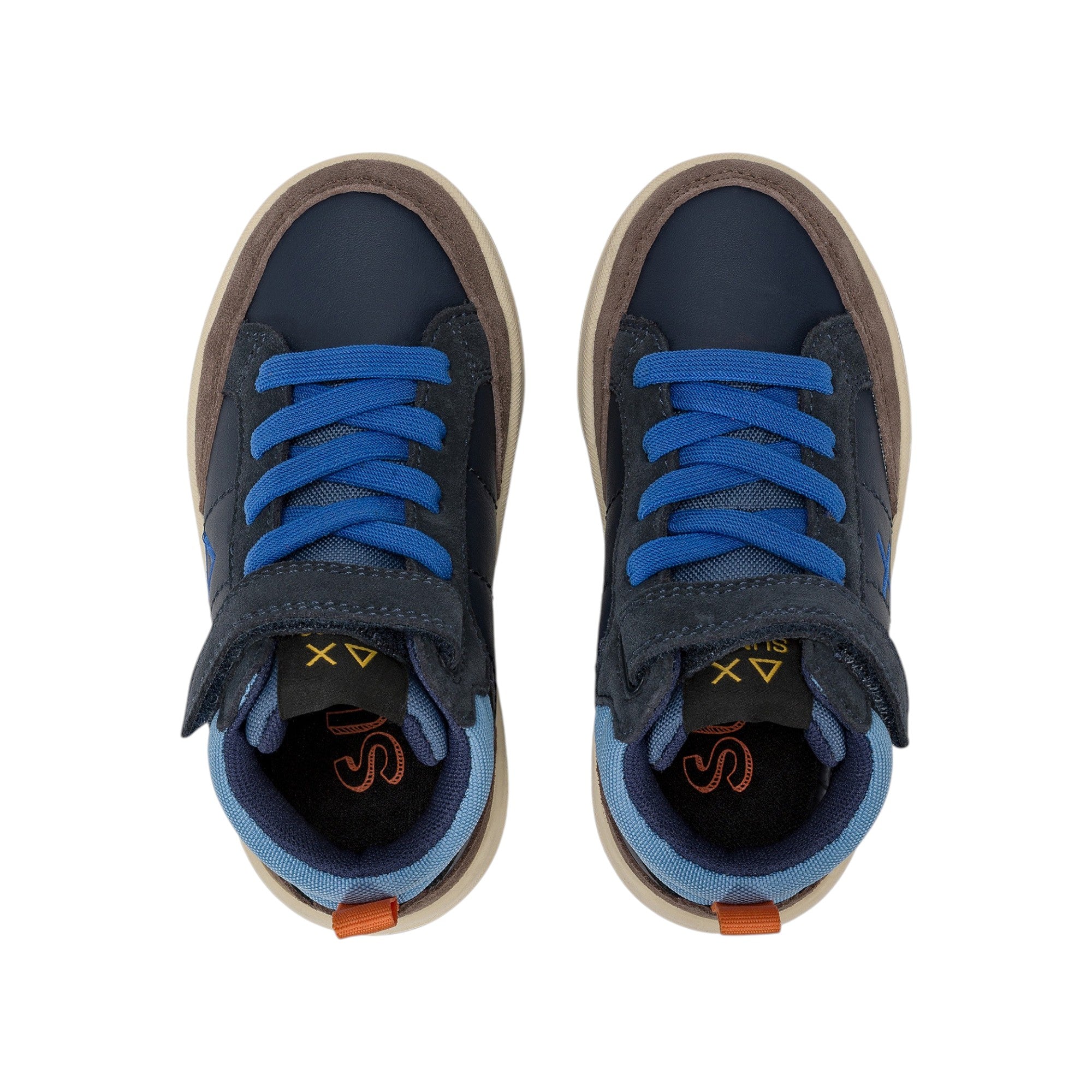  - ["FW25","Kids","Scarpe","Scarpe sportive","Sneakers","Sun68"] - Scarpe sportive Sun68 Boy'S Genius Mid Baby Navy Blue Z45335B-07 - Lupis SRL