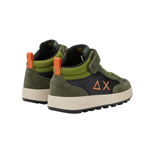 Scarpe sportive Sun68 Boy'S Genius Mid Kid Militare Scuro Z45335K-74